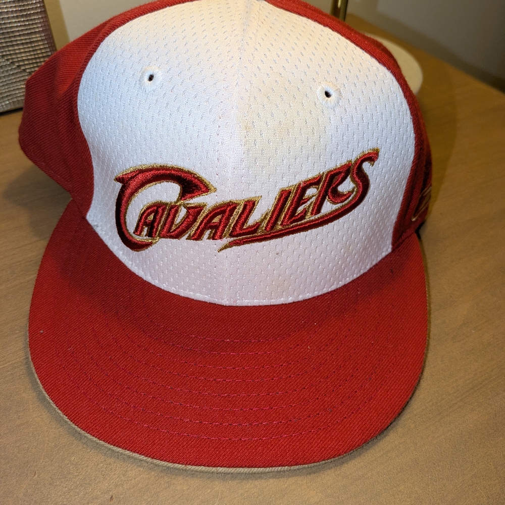 Cavaliers Red and White Cap